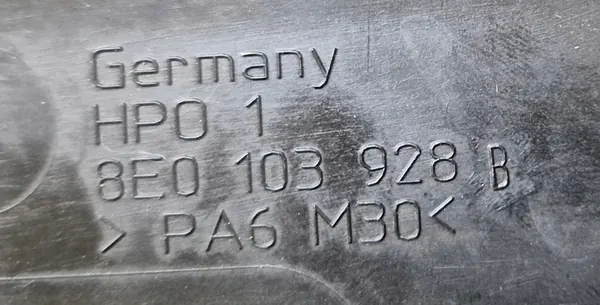 Couvercle de filtre à air A4 B6 8E0103928B image 2