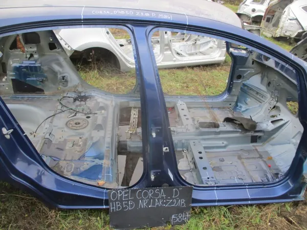 Rechter Middenstijl Opel Corsa D 06-11 OEM Z21B image 2