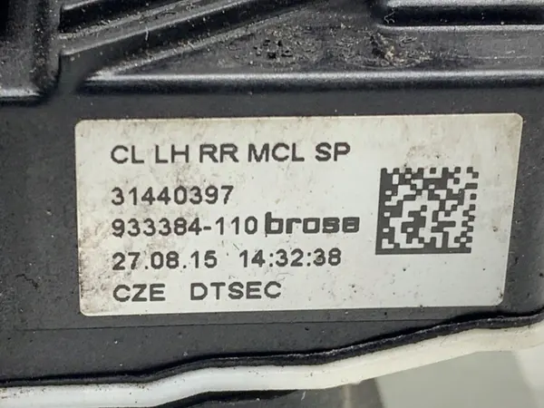 Linke Hintertürschloss VOLVO V40 Hatchback 31440397 image 4