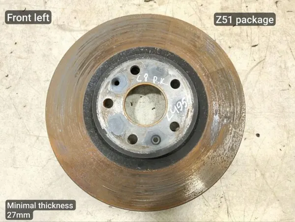 Remschijf OEM 272324 Voor voor Chevrolet Corvette 2021 image 2