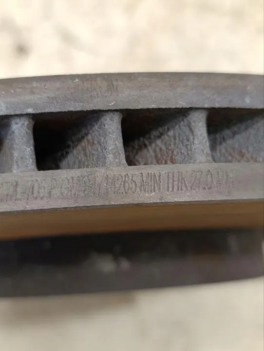 Remschijf OEM 272324 Voor voor Chevrolet Corvette 2021 image 4