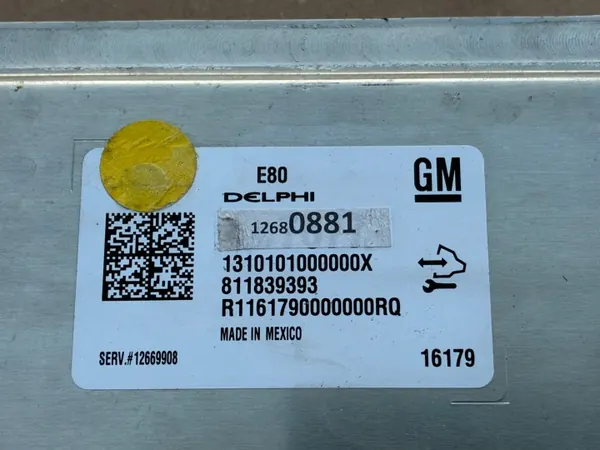 Opel Moottoritietokone OEM 12680881 Astra K 1.0T:lle image 3