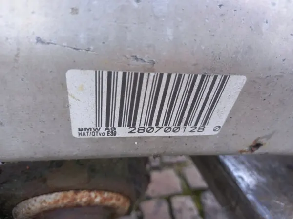 Hinterachsträger Aufhängungsdämpfer OEM dfmuyk BMW E39 image 3