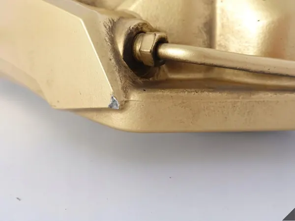 BMW M5 F90 M8 F91 Gold Bremssattel + Beläge links vorne image 5