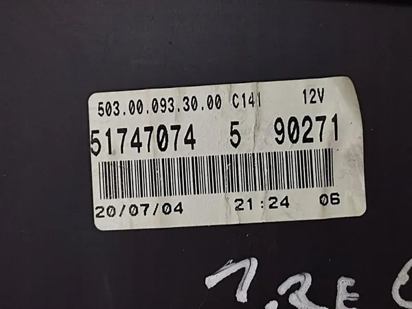 Nopeusmittari FIAT DOBLO 1.2 51747074 image 7