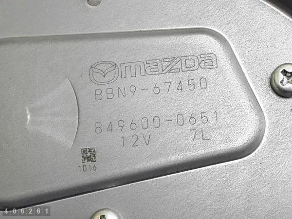 Mazda 3 pyyhinmoottori OEM bbn967450 8496000651 image 6