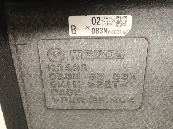 Tapis de coffre Mazda CX-3 OEM DB3N-68883X image 3