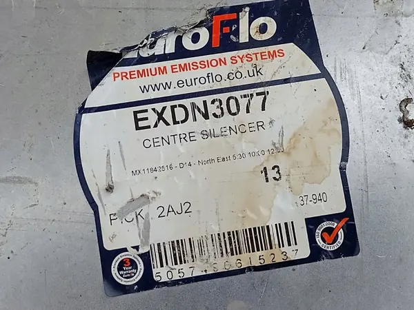 Midden demper Nissan Pathfinder R51 2.5 DCI EXDN3077 image 5