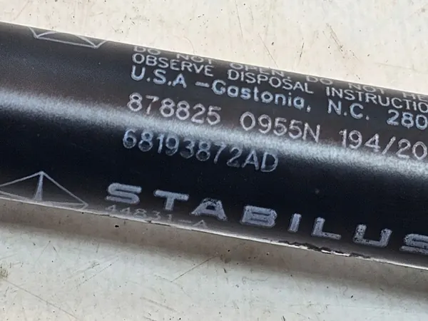 Baklucka Lyftstöd Dodge Durango III 68193872AD image 4