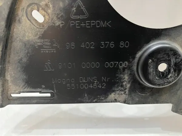 Escudo sob para-choques Opel Astra L VI OEM 9840237680 image 10