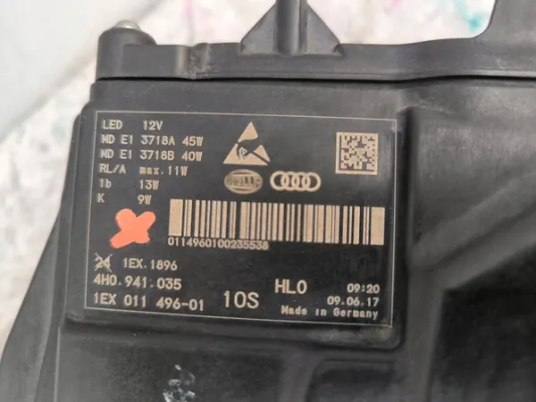 LINKE FULL LED LAMPE AUDI A8 D4 4H LIFT image 3