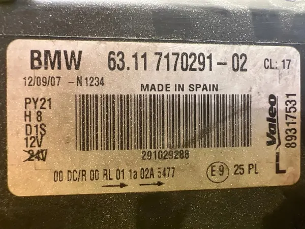 Farol Esquerdo BMW 1 E82 E88 E87 Lift 07-11 Bi-Xenon 7170291-02 image 2