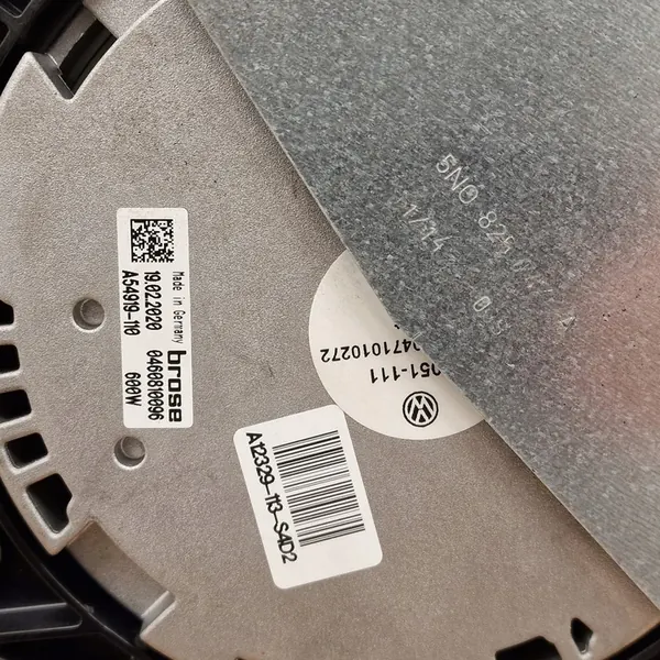 Kylfläkt VW Tiguan 5N 1.4TSI 600W image 3