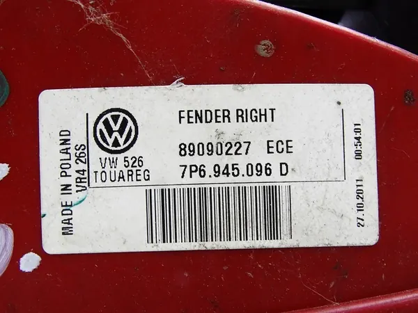Luz trasera derecha VW Touareg II 7P 10- OEM 7P6945096D image 9