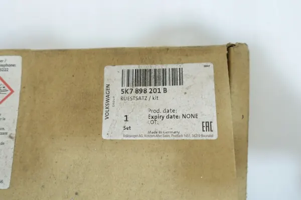VW SKODA AUDI SEAT Turvatyynyn täyttäjä OEM 5K7898201B image 5