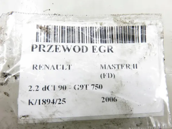 EGR-rör OEM 8200269649 för Renault Master II image 4