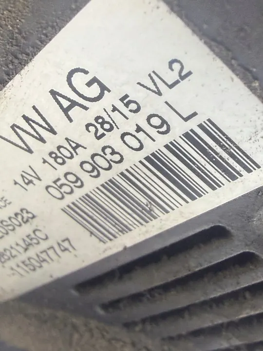 AUDI Q7 A4 A5 A6 C7 3.0 TDI Alternator 14V 180A OEM image 7