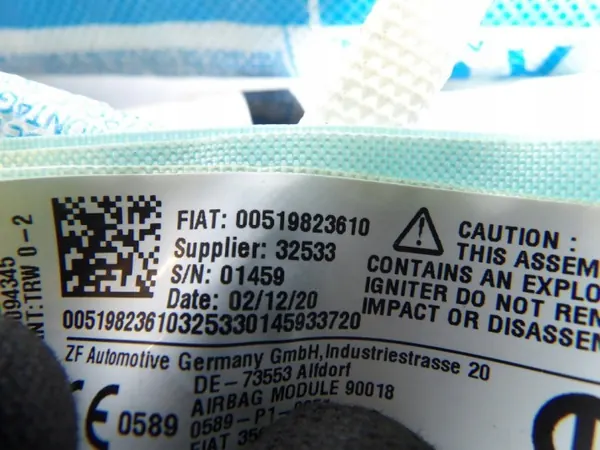 Fiat Tipo Lift Sedan rechter gordijnairbag OEM 00519823610 image 3