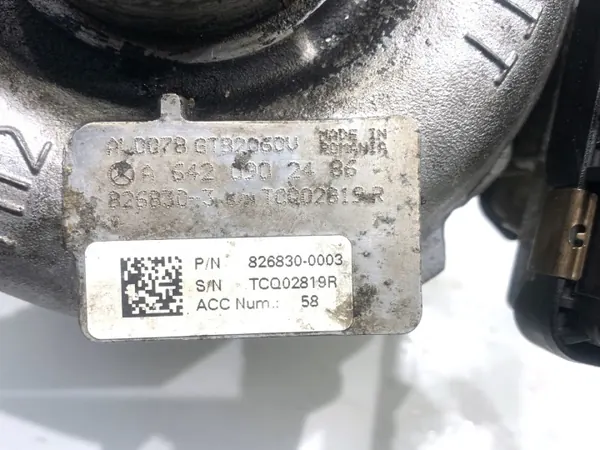 OEM A6420902486 Turbo Mercedes 3.0 258hv 12-17 image 6