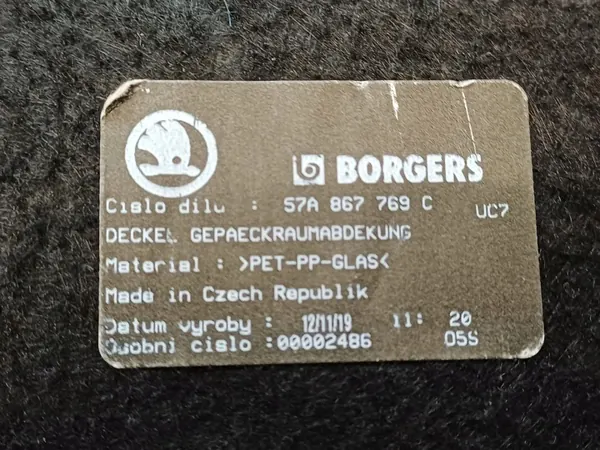 Estante de maletero Skoda Karoq 17- OEM 57A867769C image 7