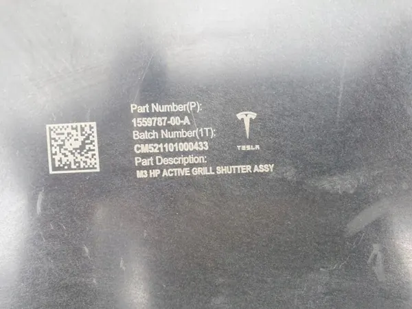 Tesla Model 3 Kylarfläkt Inlopp OEM 155978700A image 4