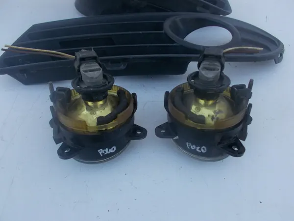 Faróis de Neblina Halógenos Esquerdo Direito VW Polo 9N Lift 05-09 image 8
