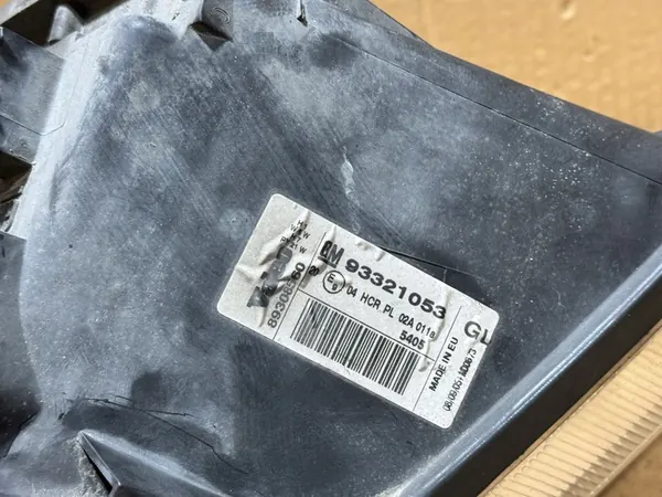 Faros Delantero Derecho Opel Meriva A 93321053 image 3