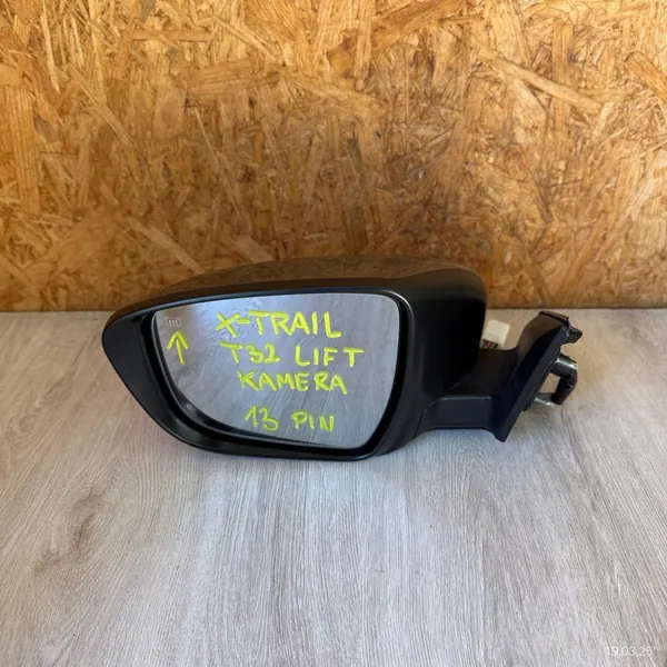 Specchio Sinistro Nissan X-Trail T32 Lift 13 Pin Telecamera Riscaldamento image 5