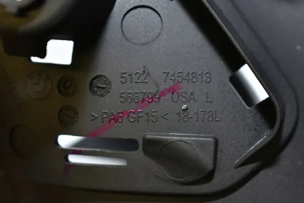 Manija interior izquierda trasera OEM 7454813 BMW X7 G07 image 4