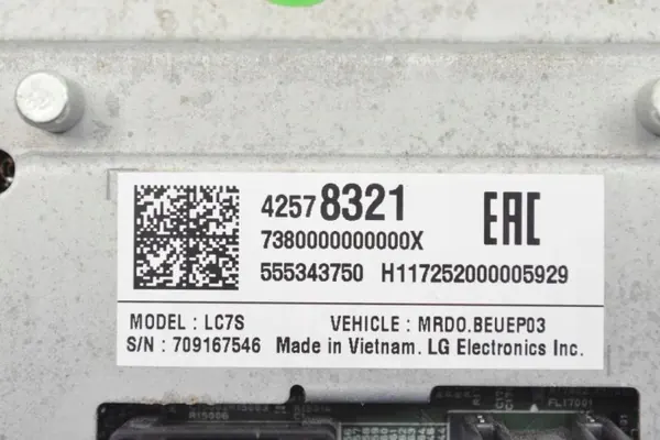 OEM 42578321 Navigationsskärm för Opel Astra K image 3