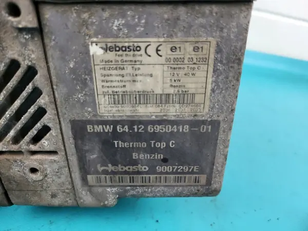 BMW Webasto Zusatzheizung OEM 6950418 - Gebraucht image 3