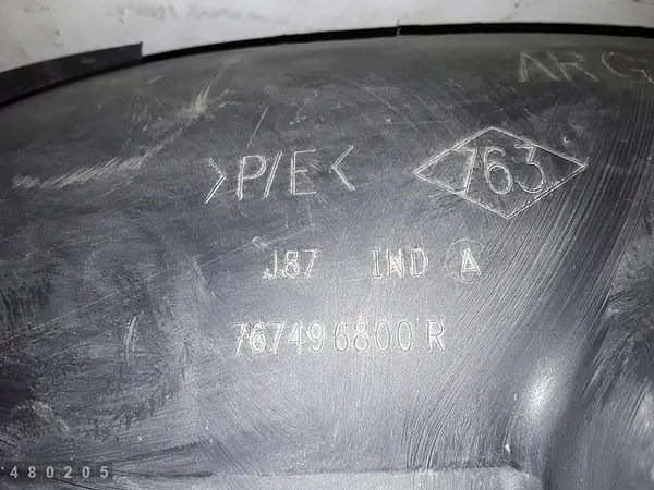 RENAULT CAPTUR LEFT REAR FENDER 767496800R image 5