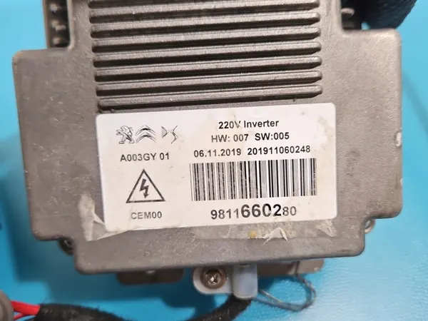 Inversor Peugeot 3008 II OEM 9811660280 image 3