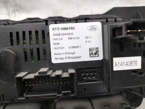 Ford Transit ilmastointipaneeli OEM KT1T19980FAC - Käytetty image 4