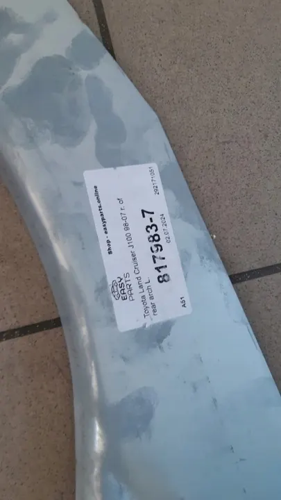 Painel de reparação de para-lama traseiro Toyota Land Cruiser 100 image 4