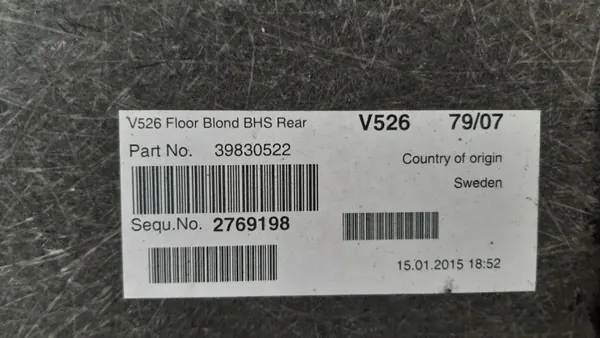 Volvo XC90 II kofferbakvloer OEM 39830522 - Gebruikt image 8