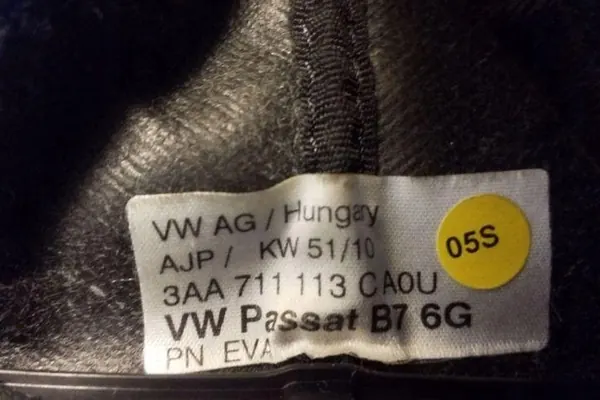 Vaihteistonäyttö VW PASSAT B7 2.0L diesel 2011 3AA711113C image 5