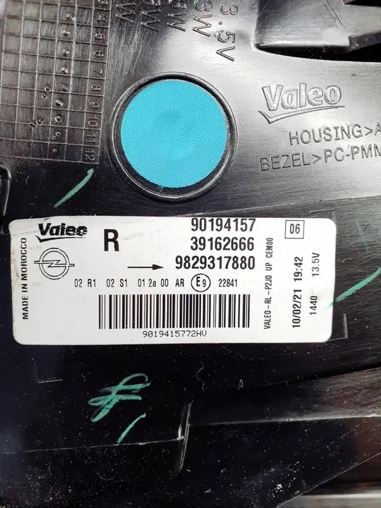 OPEL CORSA F Luz Trasera Derecha LED Original UE image 5