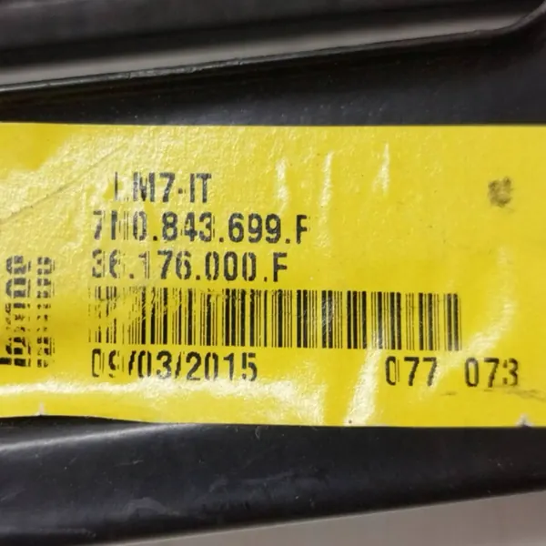 Elevador elétrico de janela Volkswagen Sharan 7N0843699F image 9