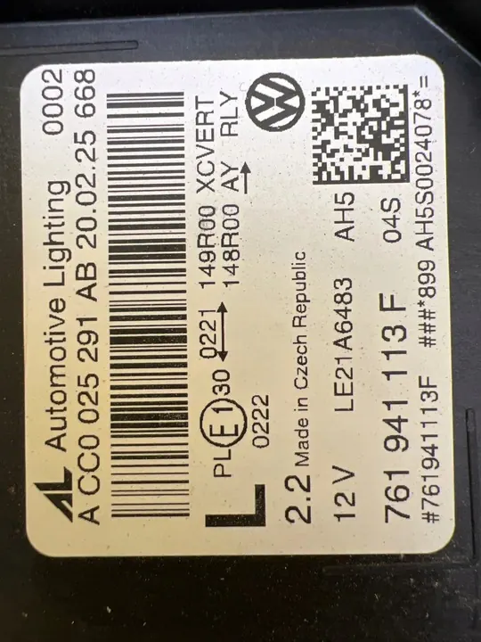 Farol Esquerdo Touareg III Lift Full LED 761941113F image 2