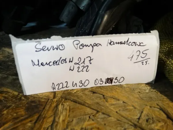 Mercedes servo-jarrupumppu OEM A2224300330 55 image 3