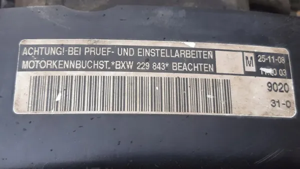Motor BXW 1.4 16V usado para Skoda Seat Volkswagen image 7