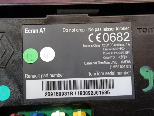 Renault OE näyttöruutu OEM Zawada-386625- image 7