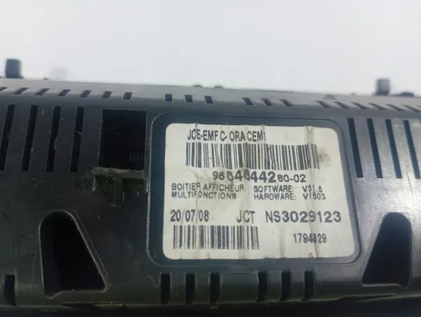 Peugeot 308 07-13 Displayscherm OEM 966464428002 image 5