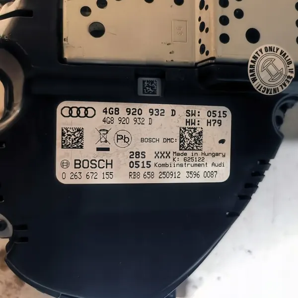 Audi A6 C7 3.0 Mittaristo 4G8920932D image 2