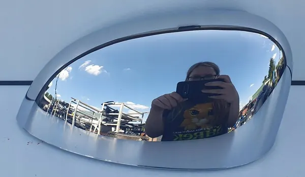 Yttre backspegelskydd Fiat 500 framdörr image 2