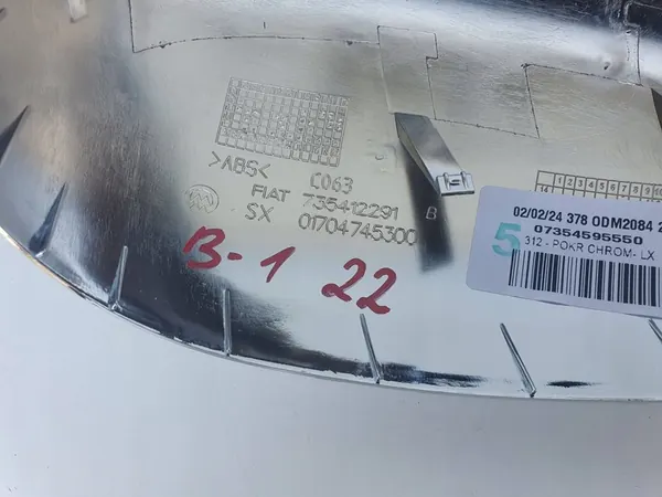 Yttre backspegelskydd Fiat 500 framdörr image 7