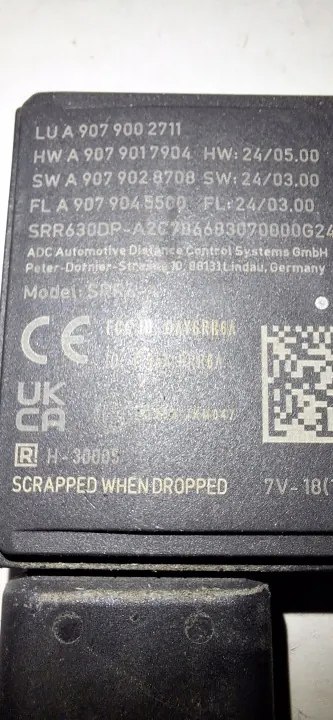 Mercedes Sprinter Radar A9079002711 - Distronic image 4