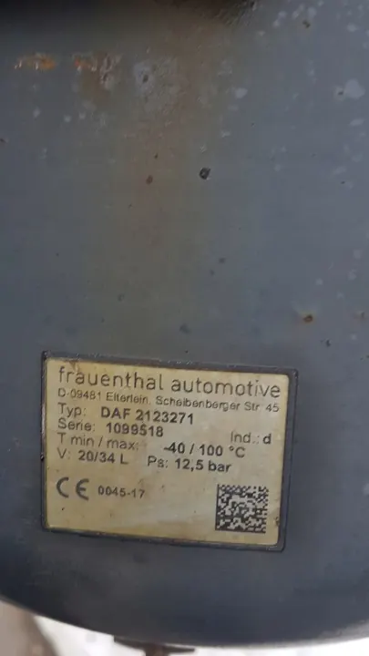 DAF Luftbehälter 20/34L OEM 2123271 - Gebraucht image 3