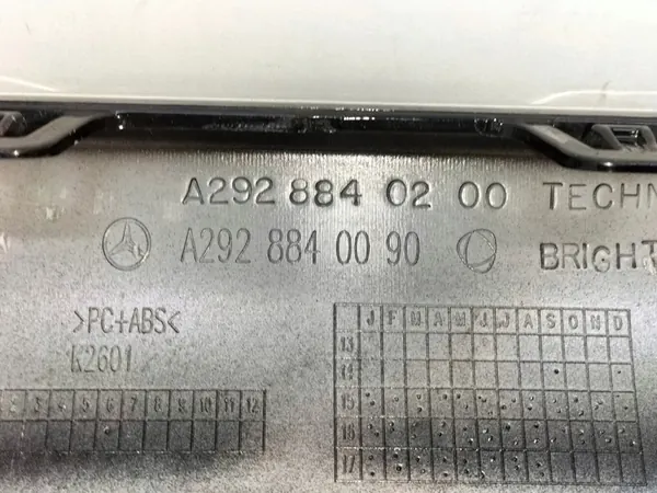 Bakre stötfångarspoiler för MERCEDES GLE C292 15-20 A2928840200 image 8